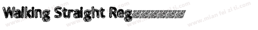 Walking Straight Reg字体转换